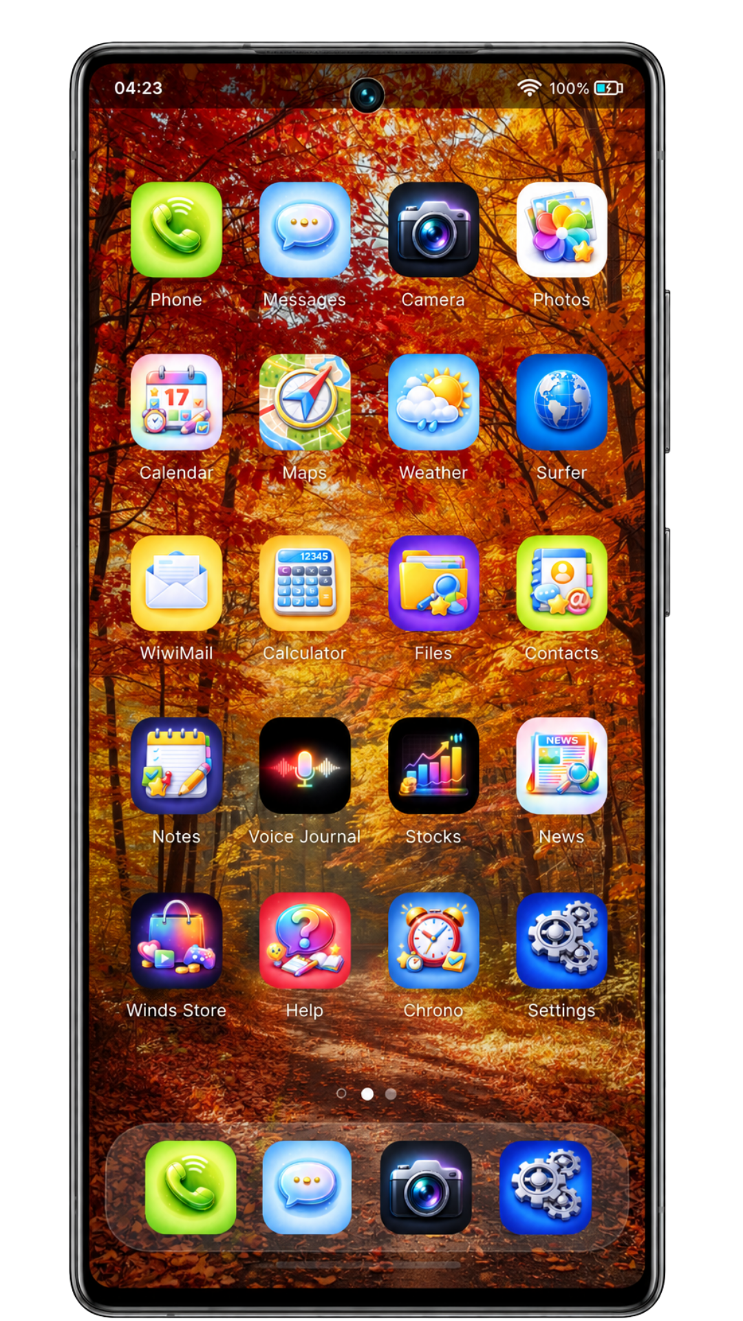 Aero Pro — home screen